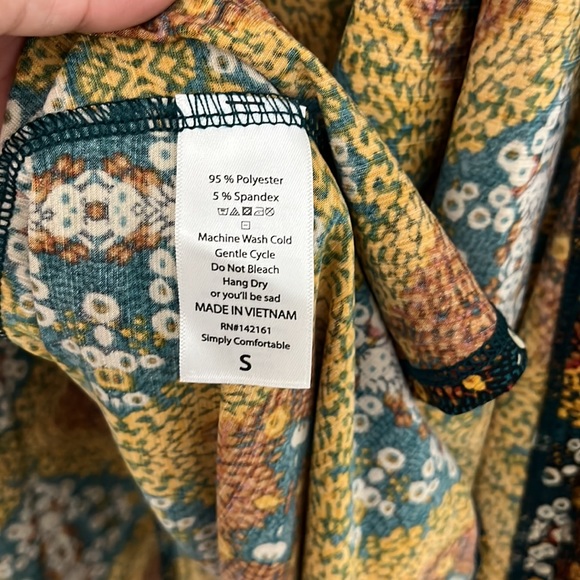 LulaRoe Womans Waterfall Open Front Cardigan kimono Small - Picture 6 of 12